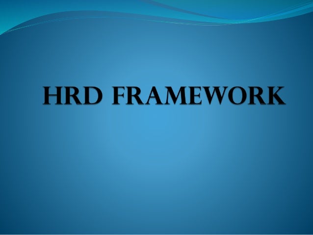 hrd activities strategic framework for hrm